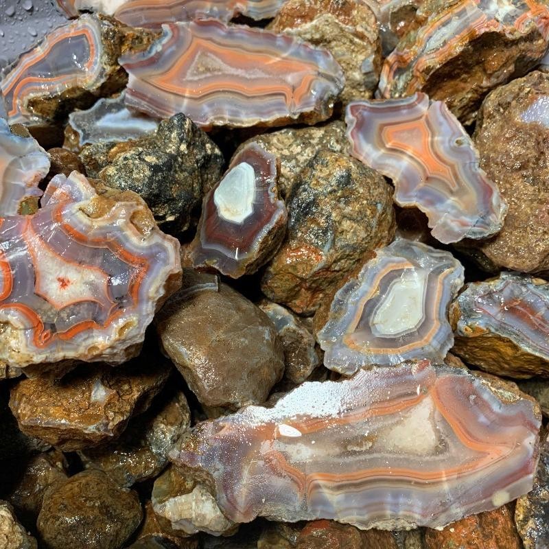 1970s Malawi Classic Agate (Price per pound)