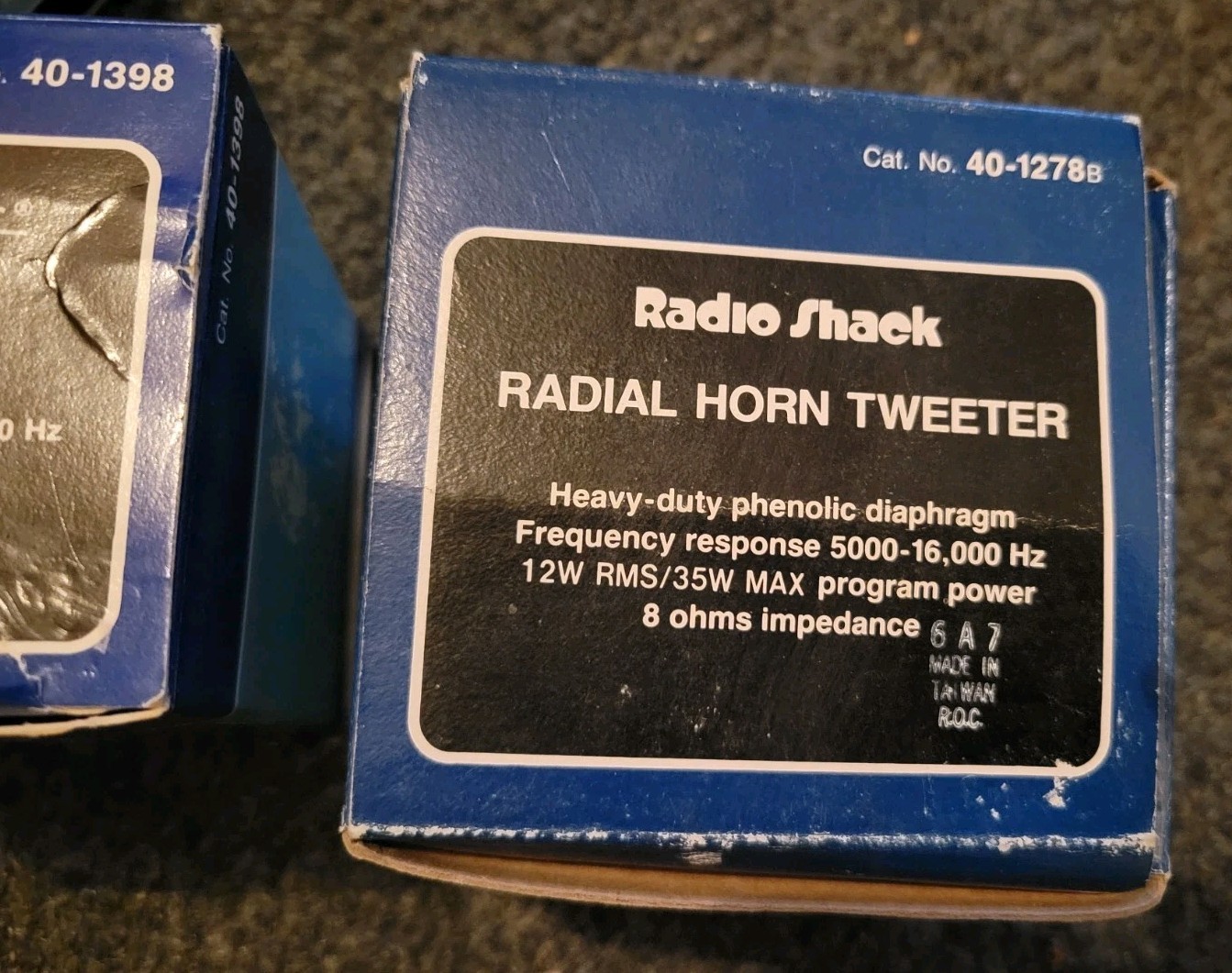 Lot NOS Radio Shack Radial Horn Tweeter High Efficiency Tweeter Horn Super Dome