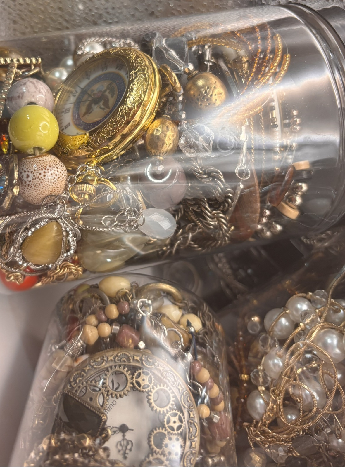 Mystery Jewelry Jar- All Wearable - No Junk Customization Available 2 Sizes