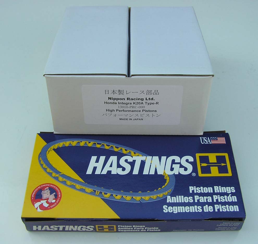 JDM NIPPON RACING FLOATING PRC ITR PISTONS TYPE R K24 DC5 HST STANDARD 87MM NEW