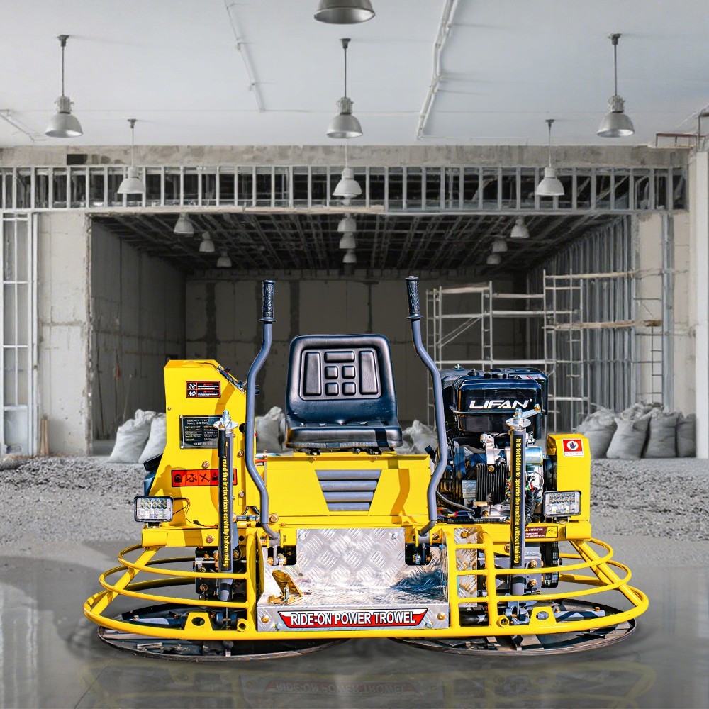Ride-on Trowel Machine Concrete Road Surface Finisher, New
