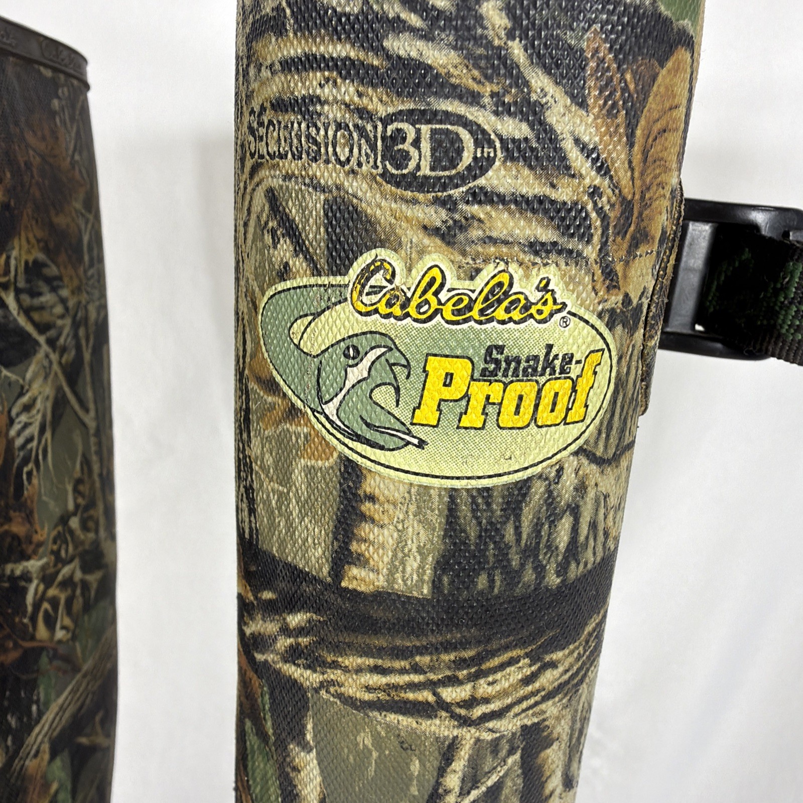 Cabela's Rubber Hunting Snake Proof Muck Boots Camo Mens 7 M Waterproof 83-0774