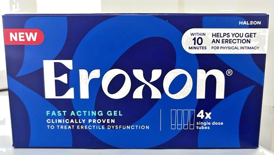 Eroxon  Stimgel  Fast Acting Gel 4 Single Dose Tubes /Exp 10/26 NIB/FREE Ship