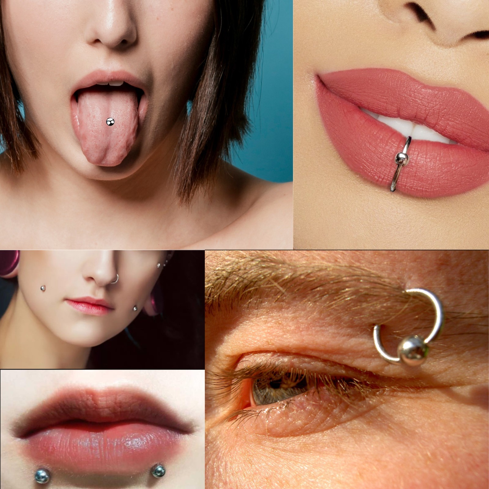 Professional Body Piercing Tool Kit Ear Lip Tongue Nose Navel Nipple Ring