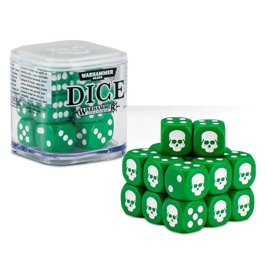Citadel 12mm DICE SET Warhammer BLACK