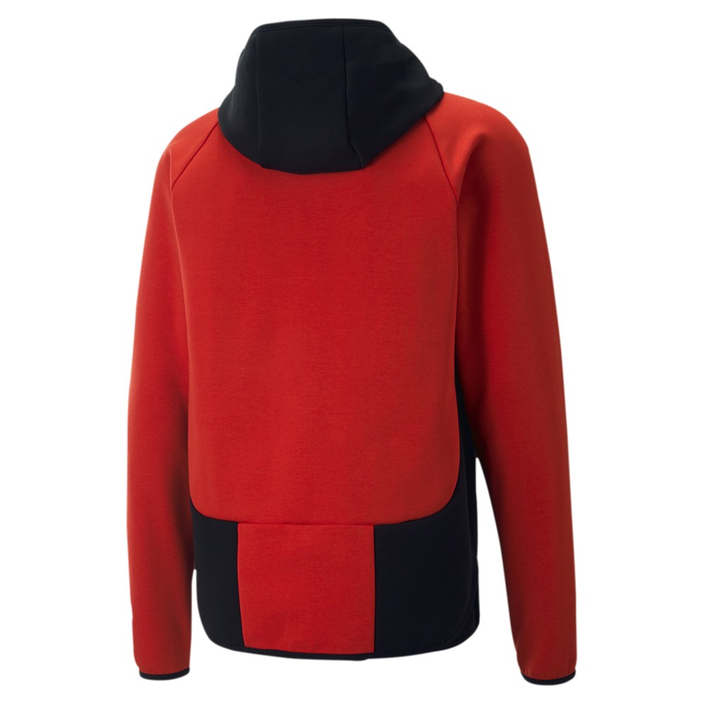 PUMA Melo X Rare Dime Graphic FullZip Hoodie Mens Red Casual Athletic Outerwear