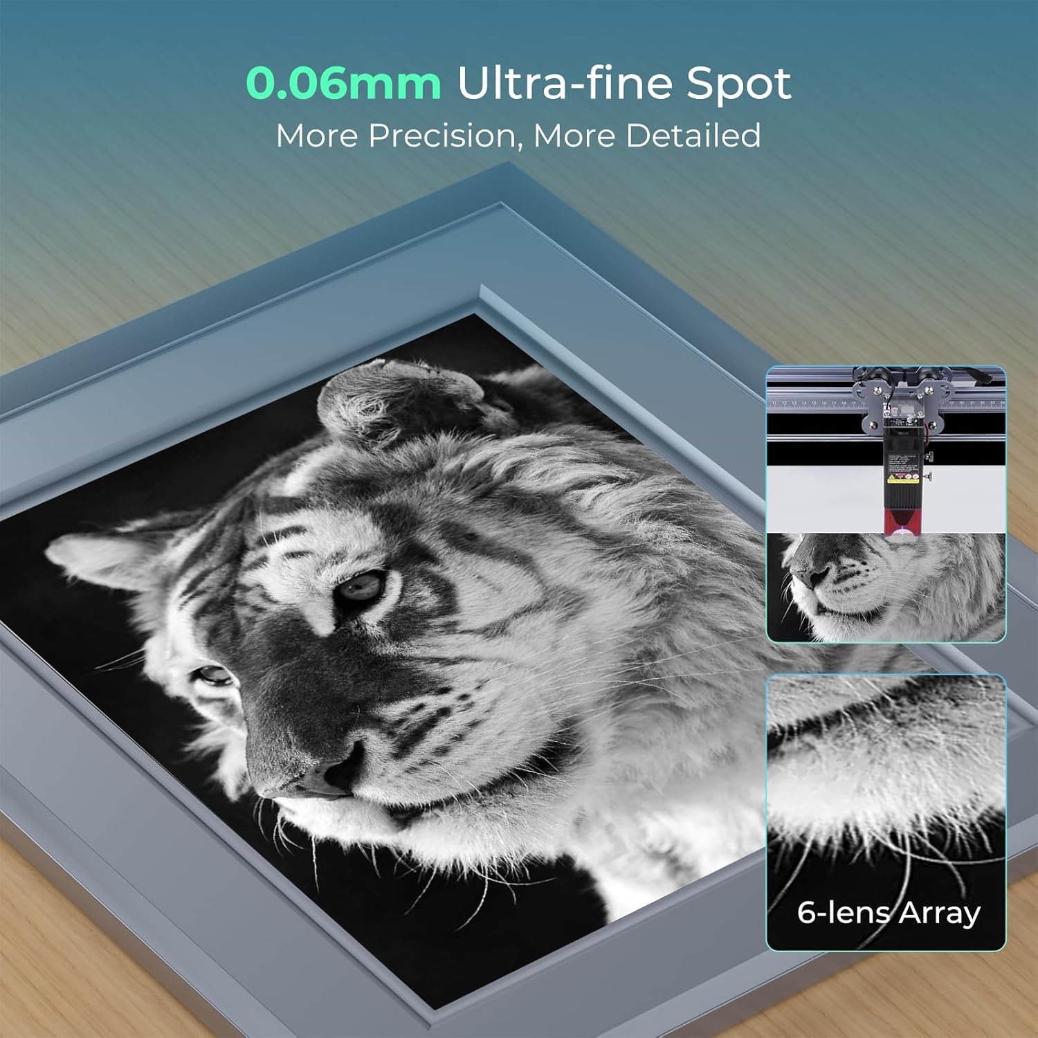 Creality Falcon 10W Laser Engraver Machine 0.06mm High Precision Laser Cutter