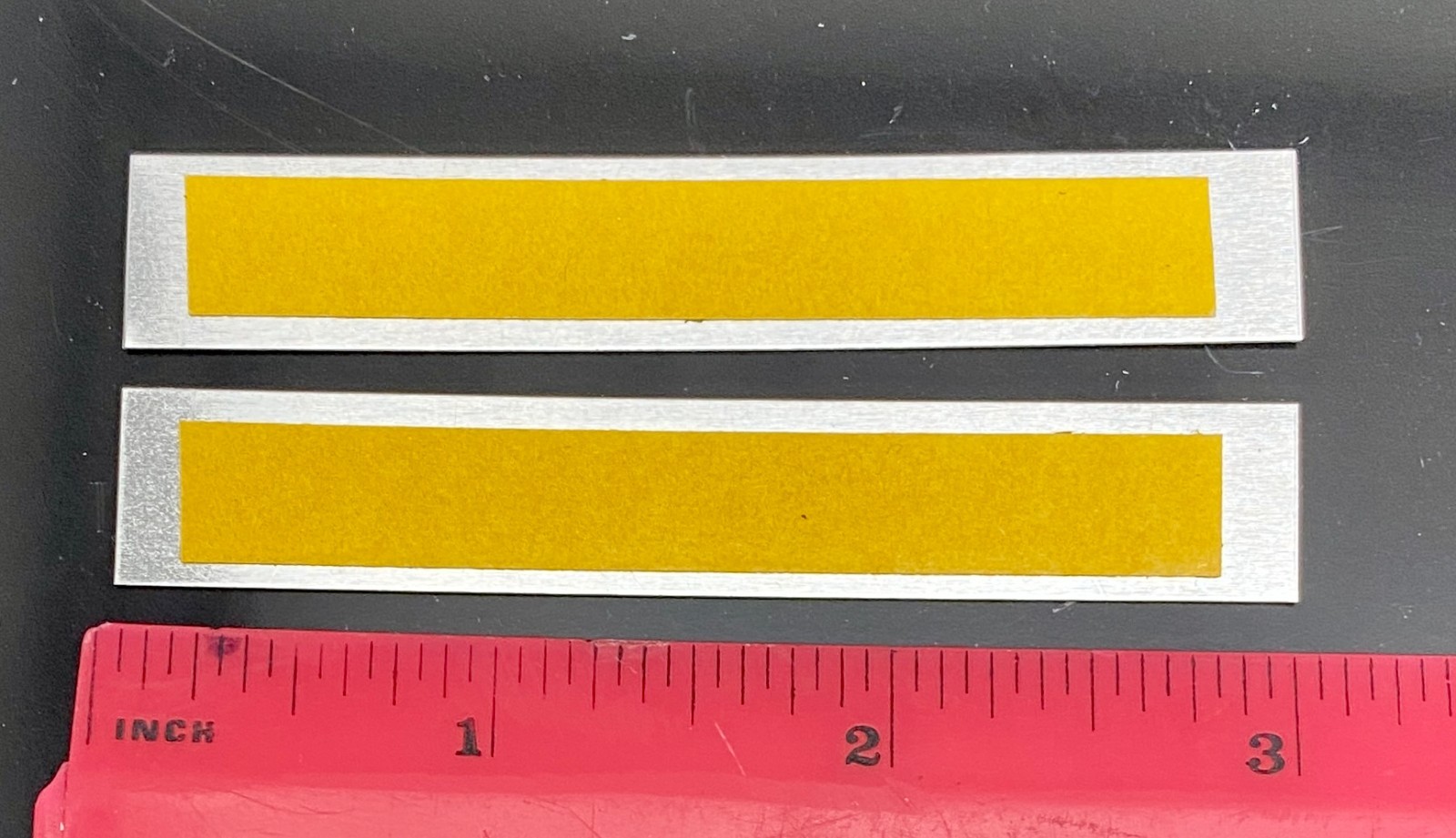 Speaker Badge Custom Made Aluminum PAIR KLP