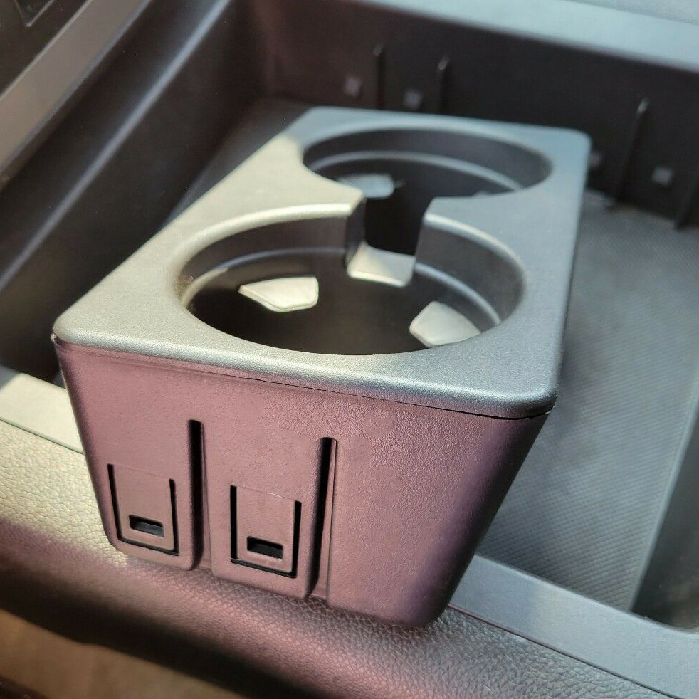 Dual Console Cup Holder Drink For 07-14 Chevy Silverado Tahoe GMC Sierra Yukon