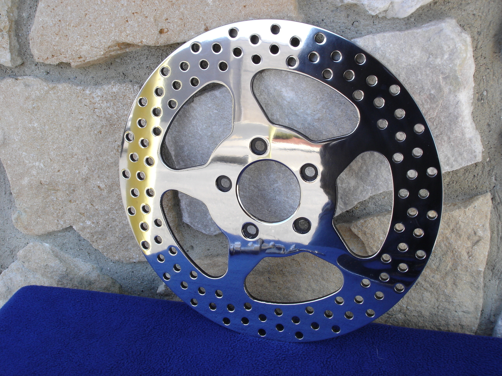 FOR HARLEY 1984-UP 11 1/2" POLISHED STAINLESS STAR BRAKE ROTOR FRONT & REAR