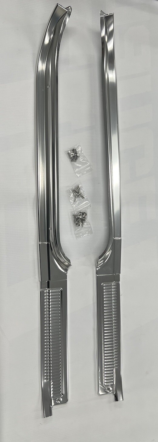 1973-1977 CHEVROLET GMC C10 C20 C30 G10 DOOR SILL TRIM KIT 4 PIECES NEW