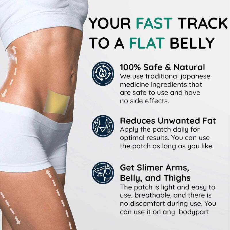 Japanese Shaping Slimming Patch Belly Abdomen Weight Loss Women Burning Fat USA