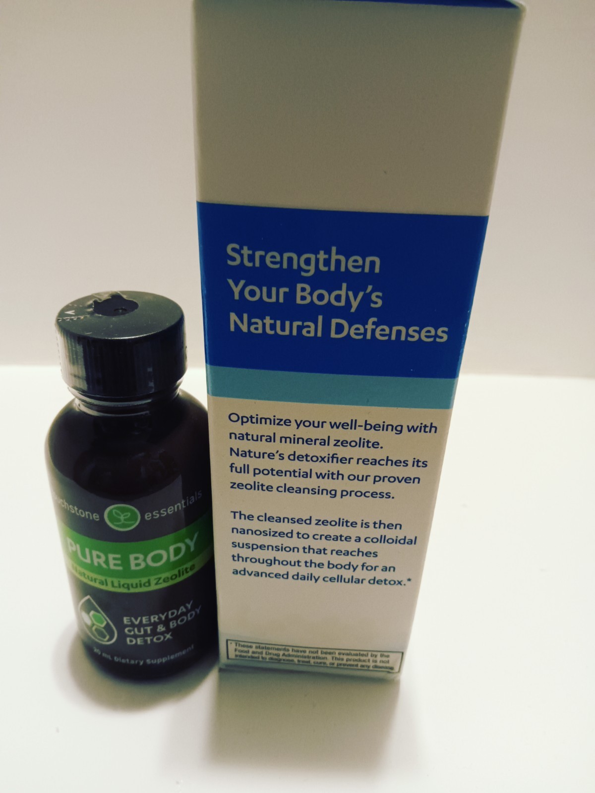 Touchstone Essentials Pure Body Extra Natural Zeolite | 2 Packages | FREE SHIP