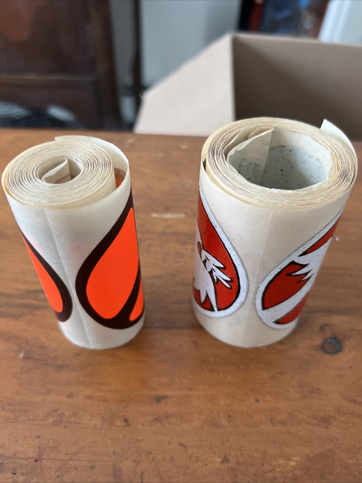 Vintage Original Flower Power Peace Hippie Stickers Woodstock Lot of 2