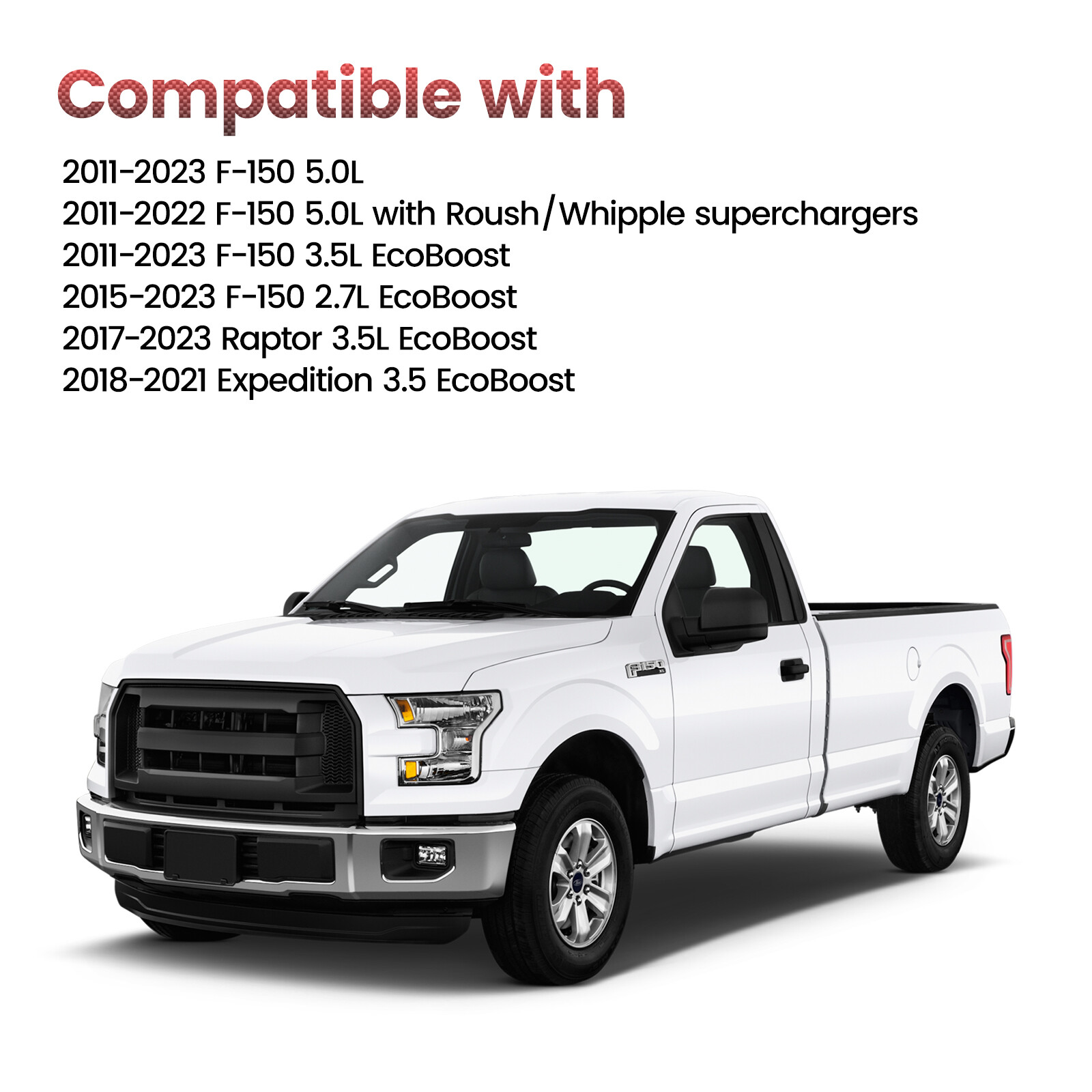 Oil Catch Can Oil Separator for 11-23 Ford F150 5.0L Raptor 2.7L 3.5L Ecoboost