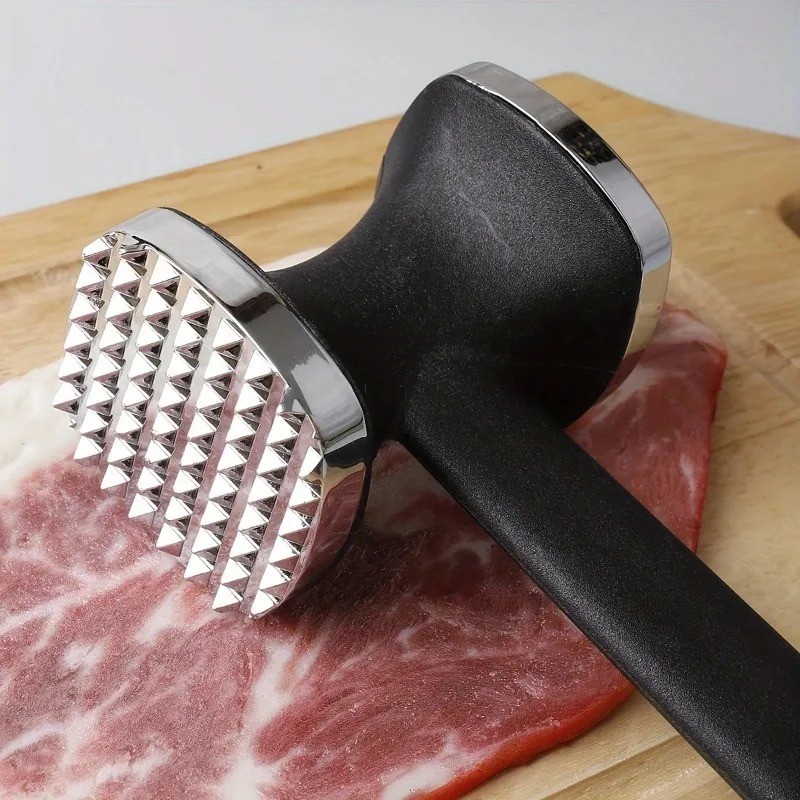 8.9-inch Double-Sided Stainless Steel Meat Tenderizer Steak Hammer