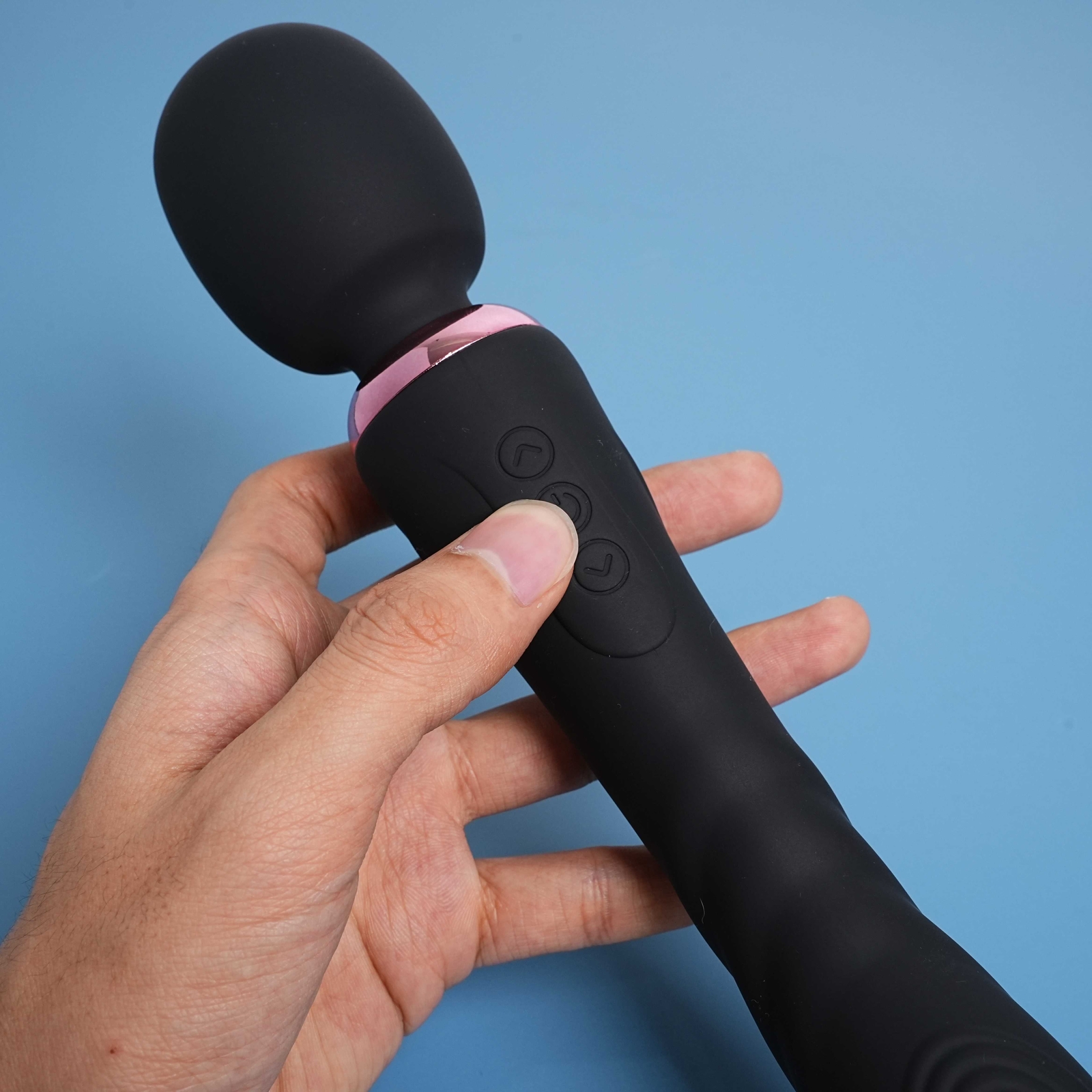 Dual Vibrator Dildo G-Spot Massage Wand Real Clit Stimulator Sex Toys for Women