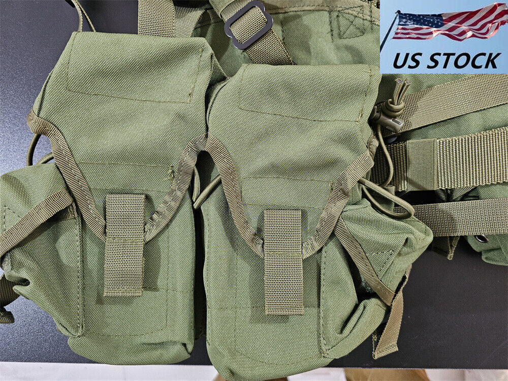 Russian SMERSH M1 Tactical Vest Chest Rig AT Green Set Assembled