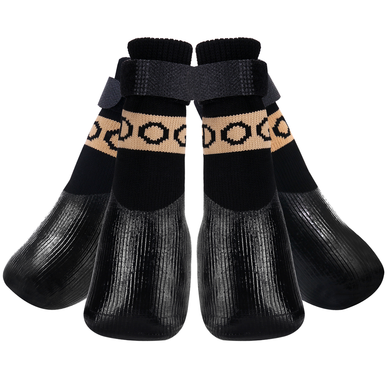 4pcs Dog Socks Anti Slip Waterproof Dog Shoes Boots Outdoor Indoor Paw Protector