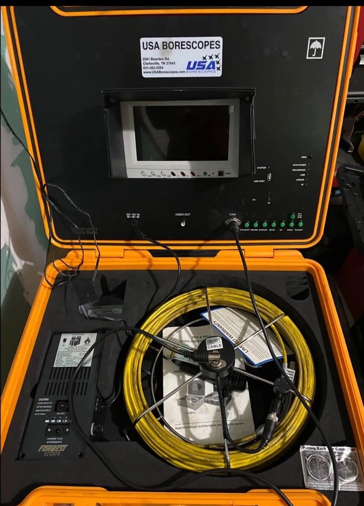 Usa Plumbing Borescope In Waterproof Case