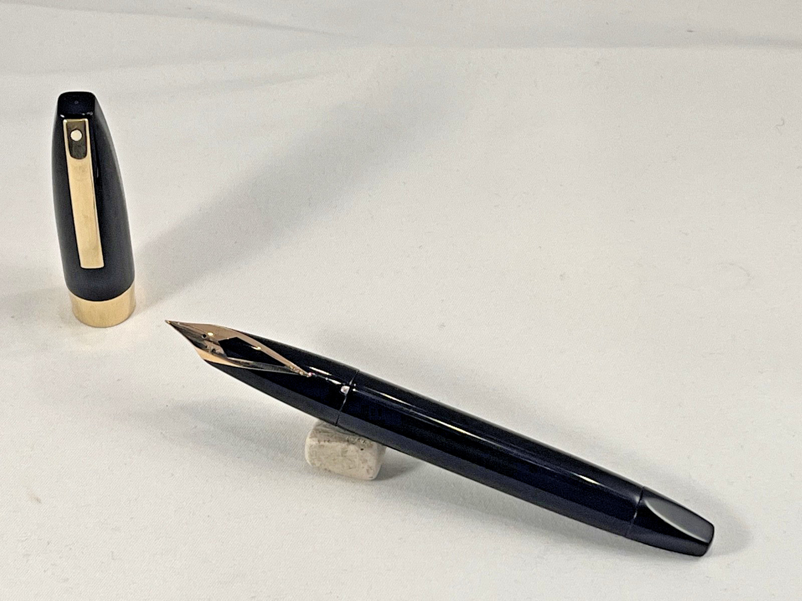 Sheaffer PFM III, Black with gold Trim, Very Good Condition, Restored