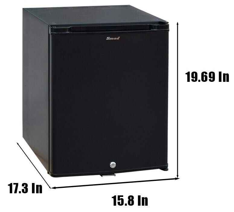 Mini Refrigerator AC110 DC 12V Fridge 1.0 cu ft Absorption Cooling for Truck RV