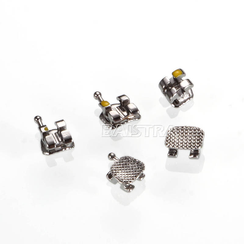 10X AZDENT Dental Orthodontic Brackets Braces Metal Mini MBT/Roth.022 Hook 3 4 5