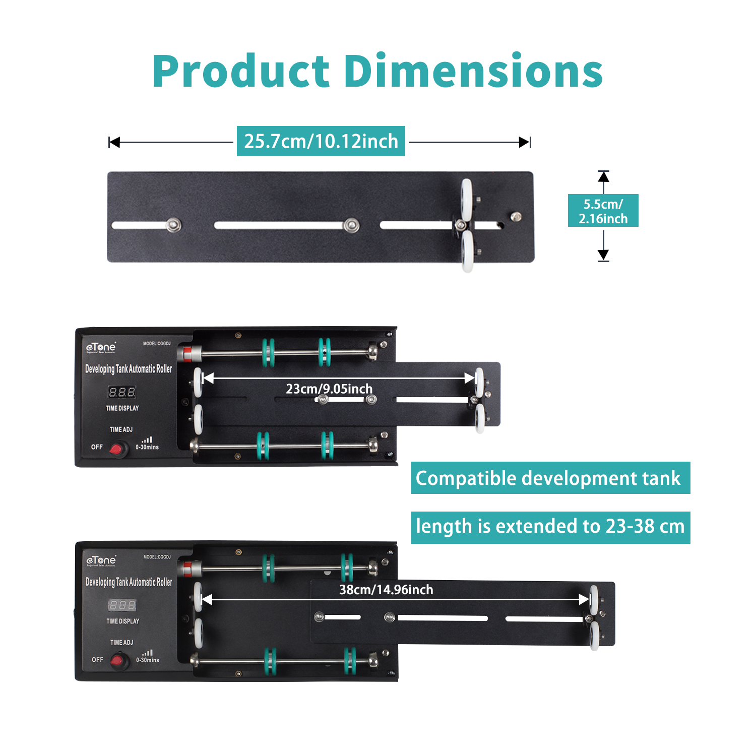 Automatic Darkroom Film Processor Machine For Jobo 1520 2509 AP Developing Tank