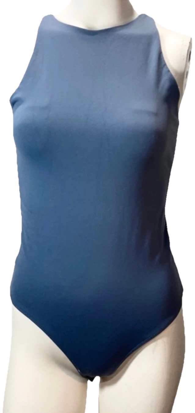 Abercrombie & Fitch Bodysuit Soft Collection High Neck Sleeveless Size S EUC