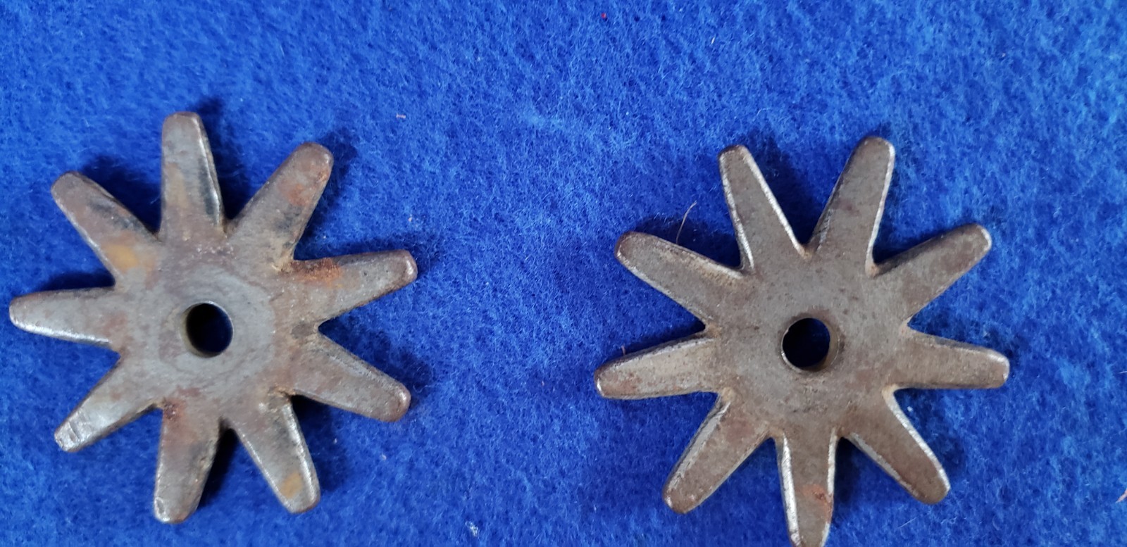 Briddle Rosettes (3) pair of spur rowels