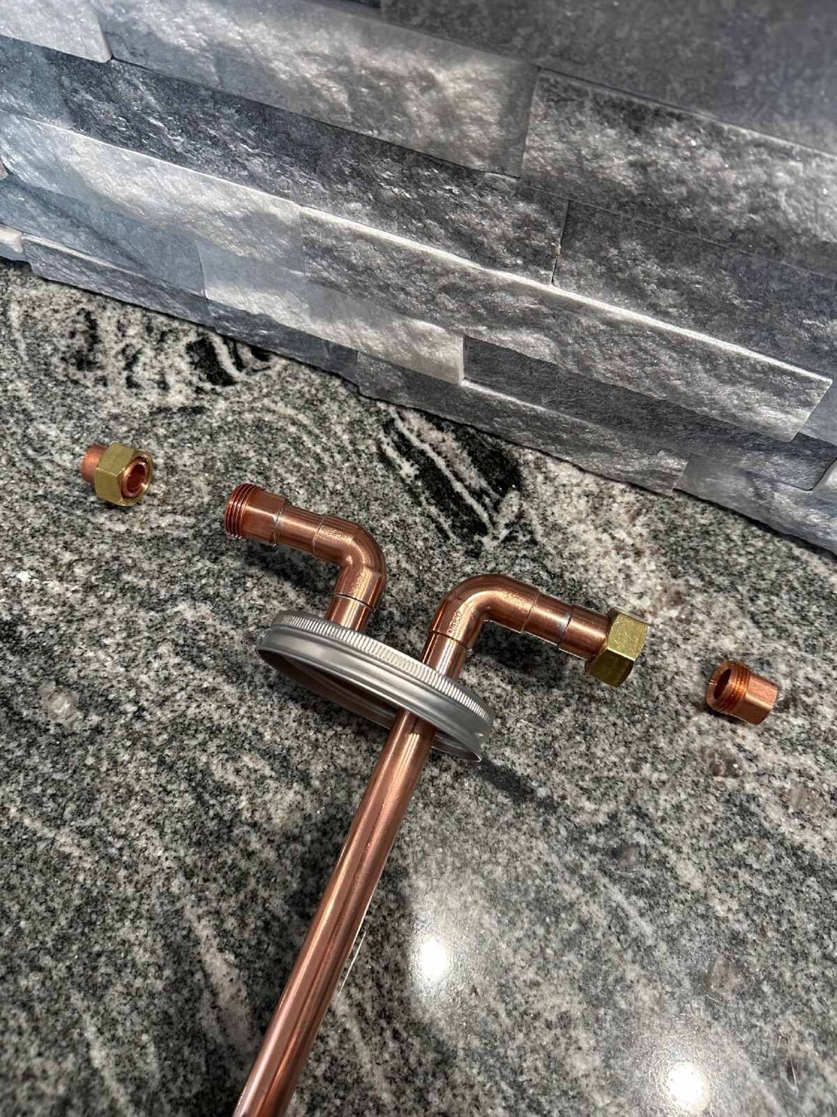 CoProof 1/2” Mason Jar Thumper Mouth With Fitting for Distill A5