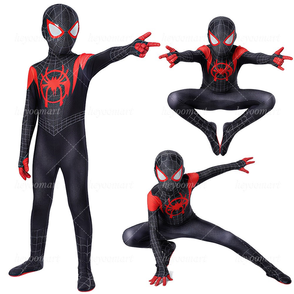 Kids SpiderMan Tobey Maguire Cosplay Costume Jumpsuit
