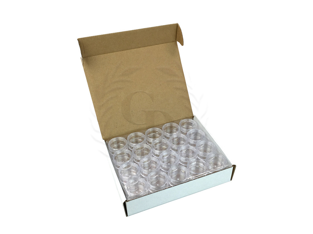 40-Pack 10ml Clear Cosmetic Sample Jar Containers, New