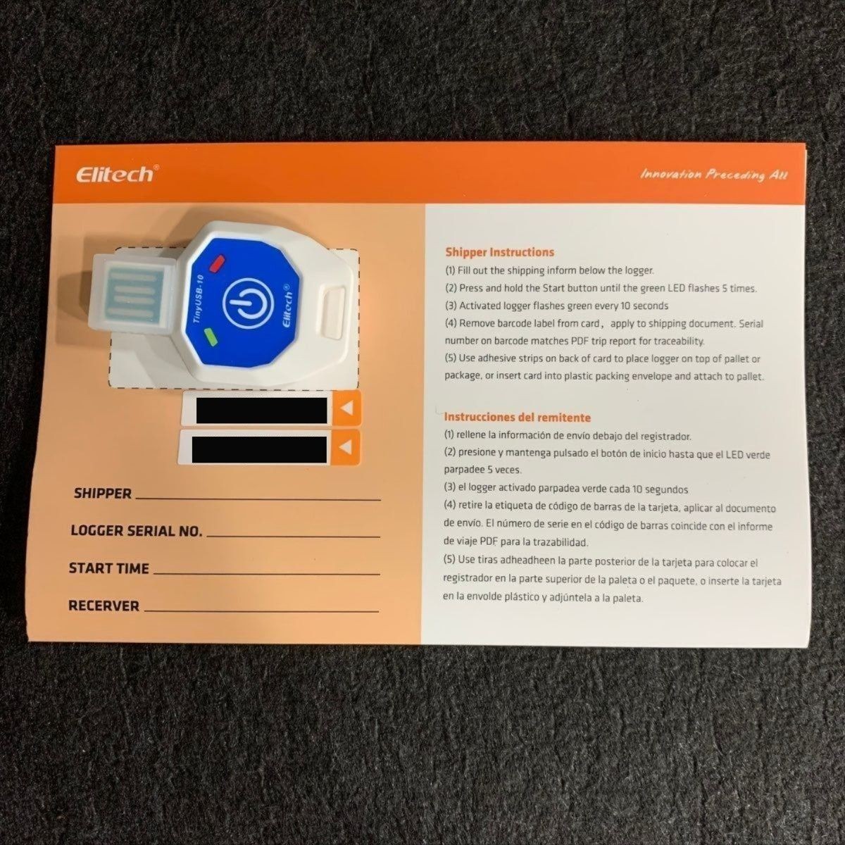 ELITECH TinyUSB Single Use Temperature Recorder Data Logger Lot of 50