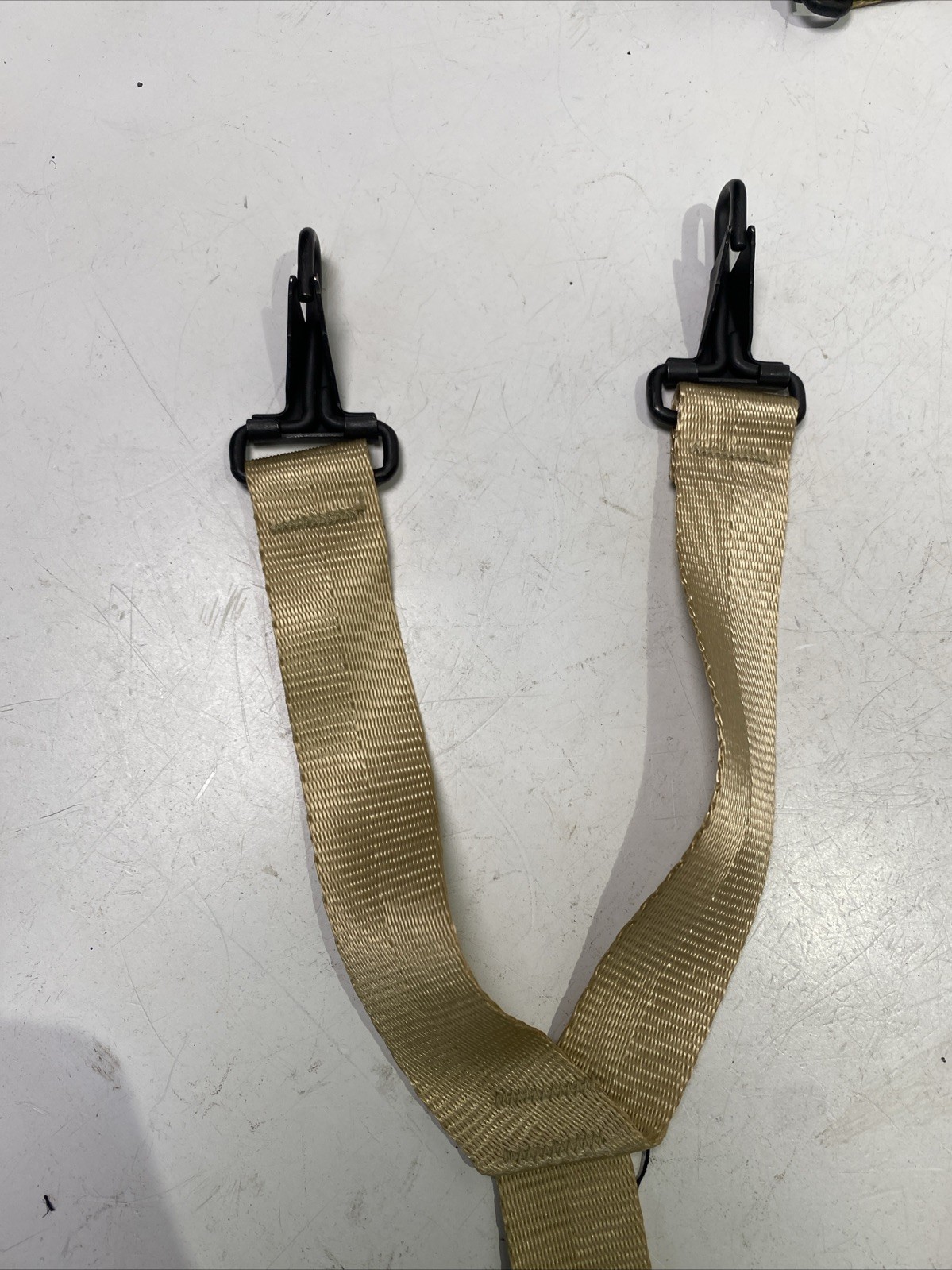 US ARMY MILITARY Desert Tan ALICE SUSPENDERS LBE Y-SHOULDER HARNESS