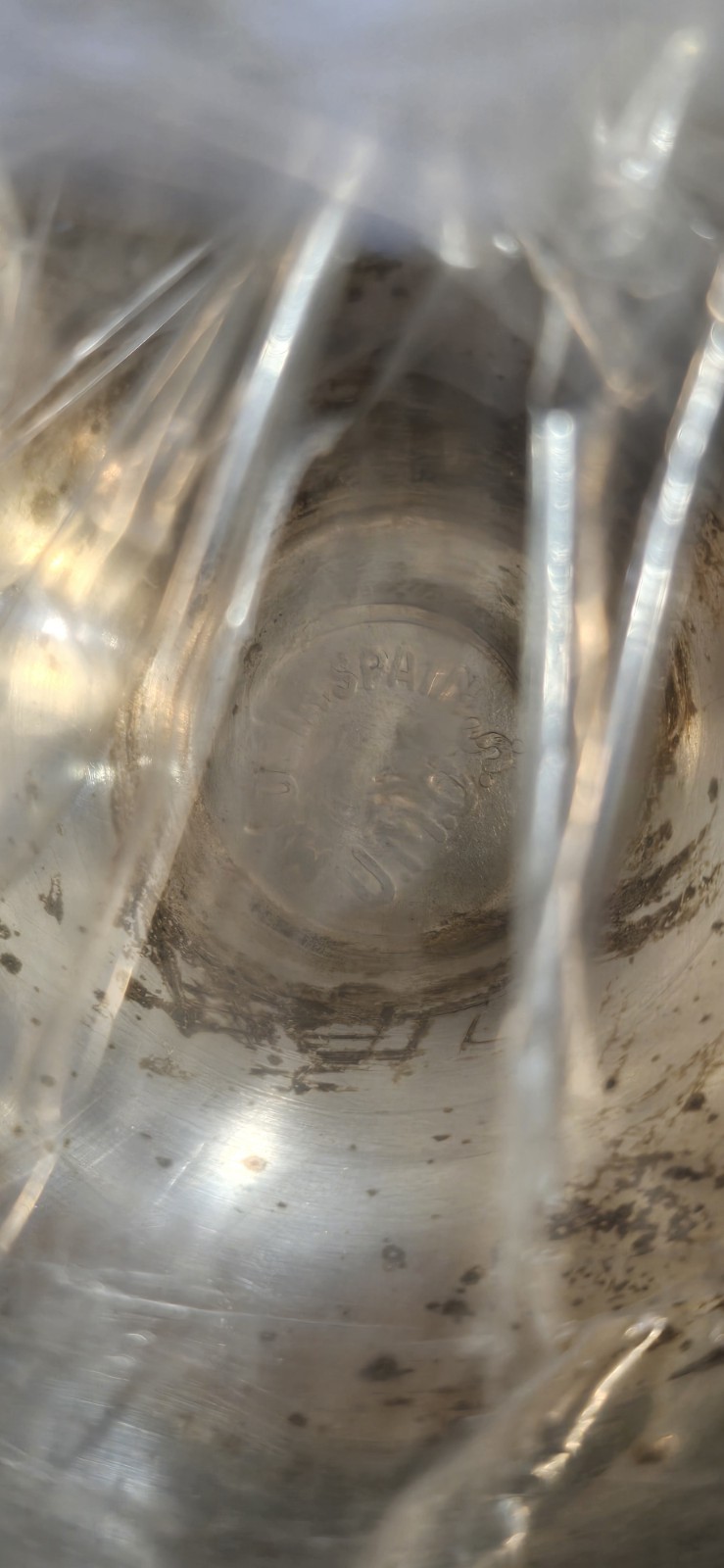 UMOS Silver Champage/Dessert Goblet Set, NO EPB mark, rare