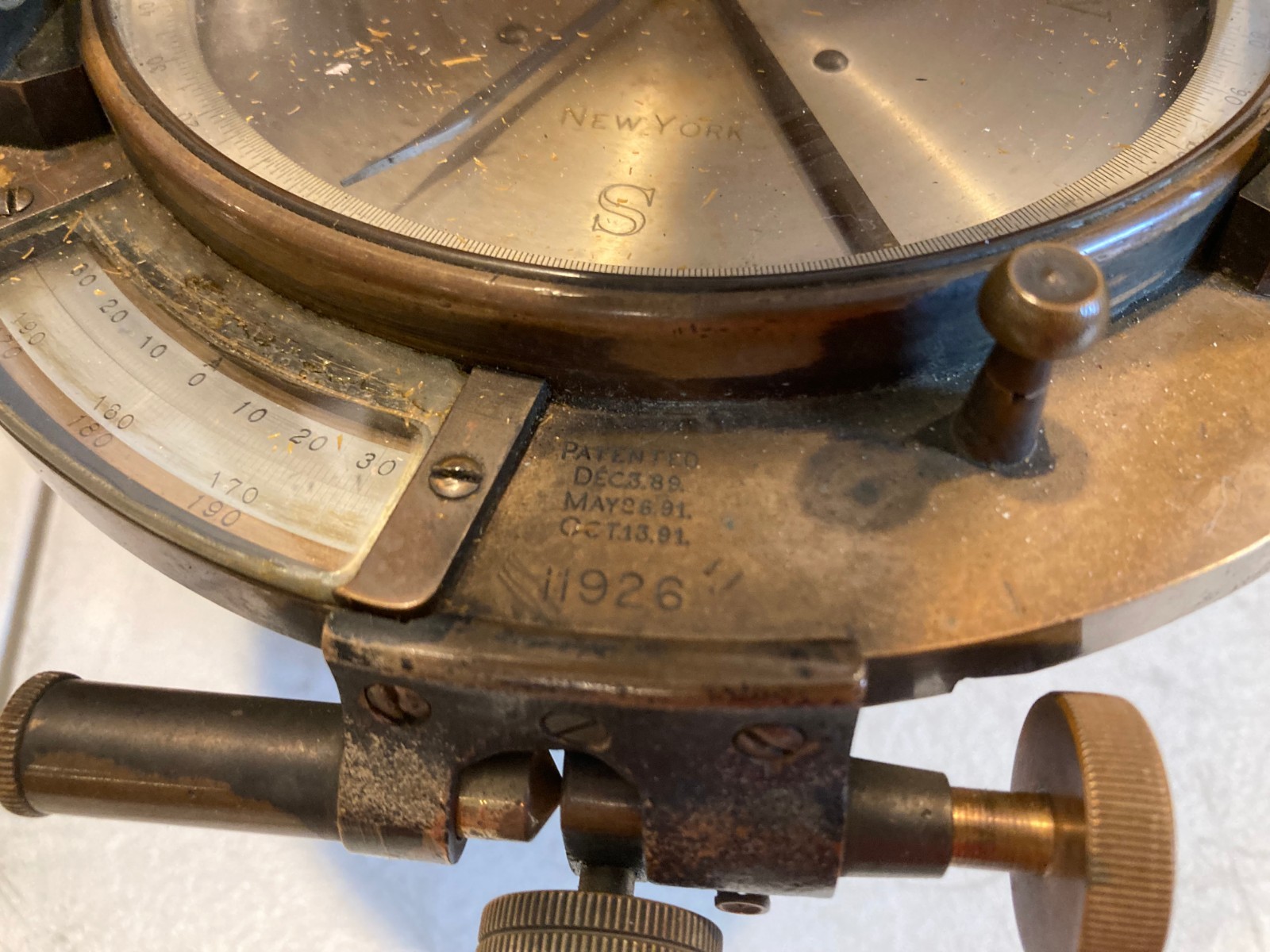 1906 KEUFFEL & ESSER SURVEYOR TRANSIT THEODOLITE ORIGINAL BOX