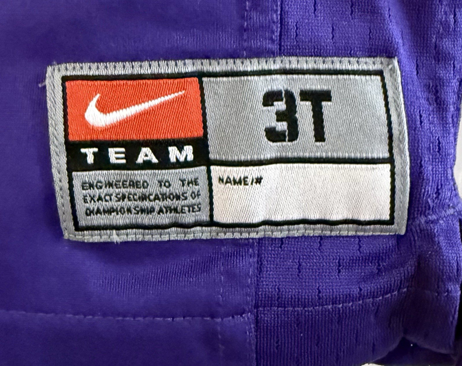 Nike LSU Tigers 3T Football Jersey #8 Purple