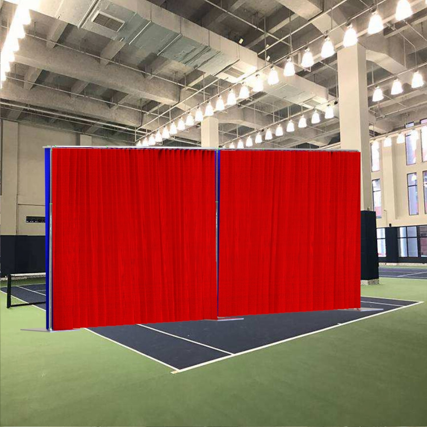 DOUBLE CROSS BAR ADJUSTABLE QUICK BACKDROP KIT 10FT x 20FT PIPE WITHOUT DRAPE