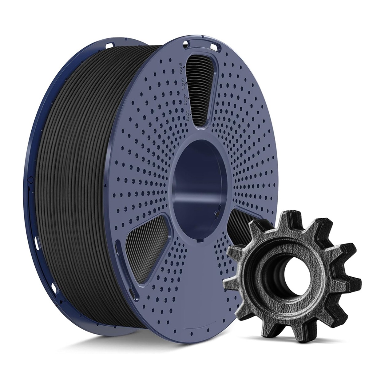 SUNLU Carbon Fiber PETG 3D Printer Filament 1.75mm PETG-CF 1KG,10% short fiber