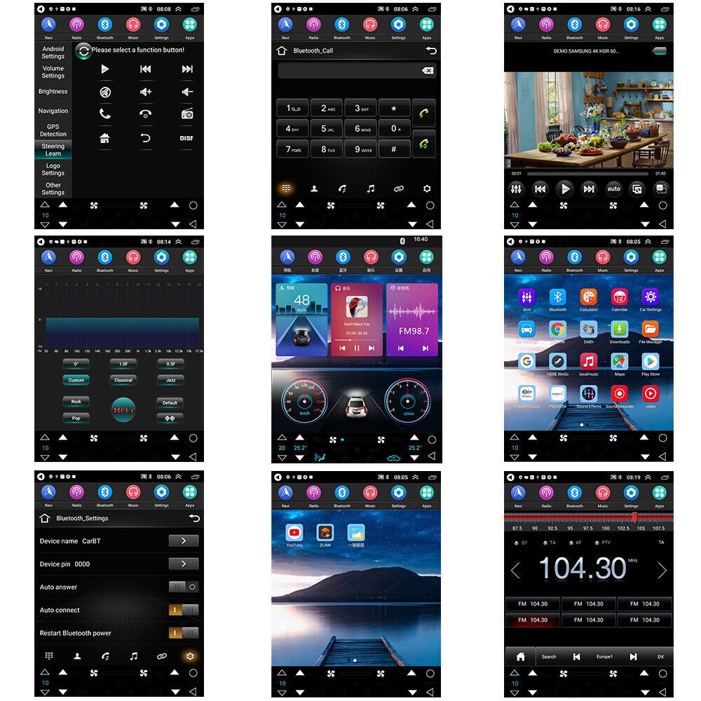 For Ford Focus 2012-2018 Apple Carplay Android 15 Car Stereo Radio GPS Navi WIFI