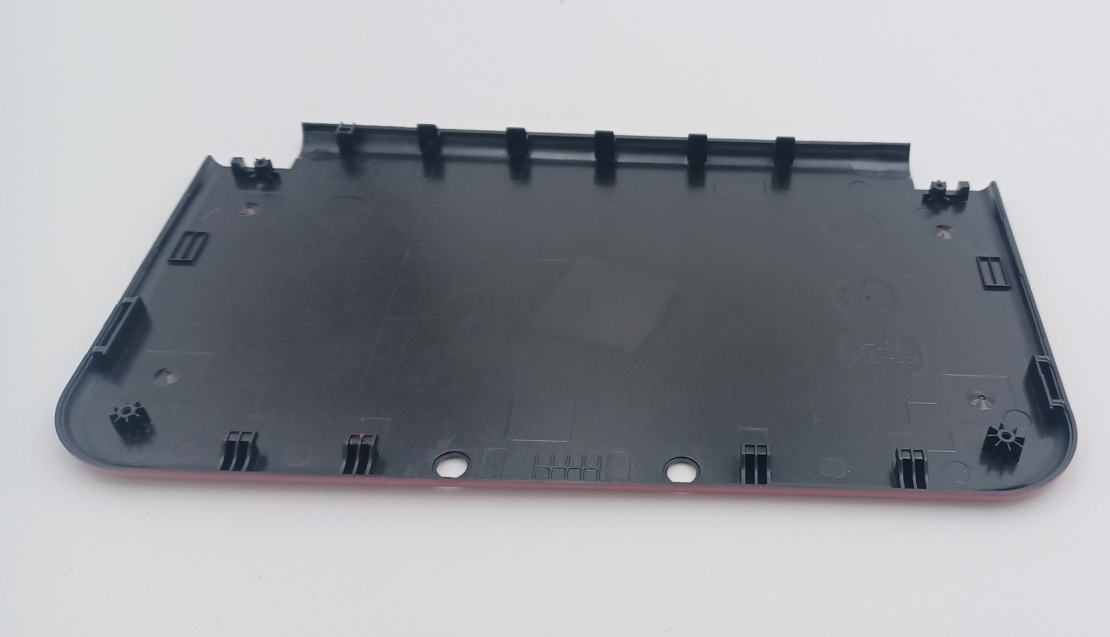 New Nintendo 3ds Xl LL Red Replacement Shells Front/Rear + Rubbers+Screws+Label
