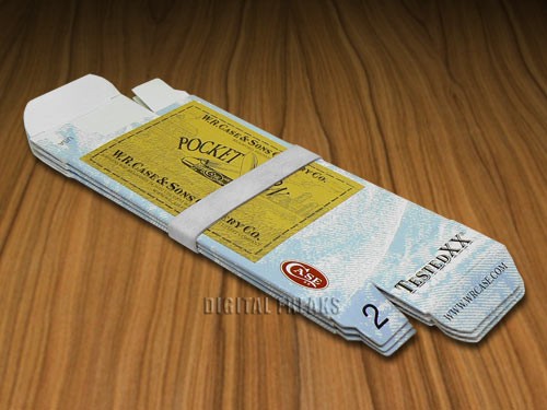 Case xx 3 Blue Jeans Light Blue Standard Pocket Worn Boxes for Pocket Knives