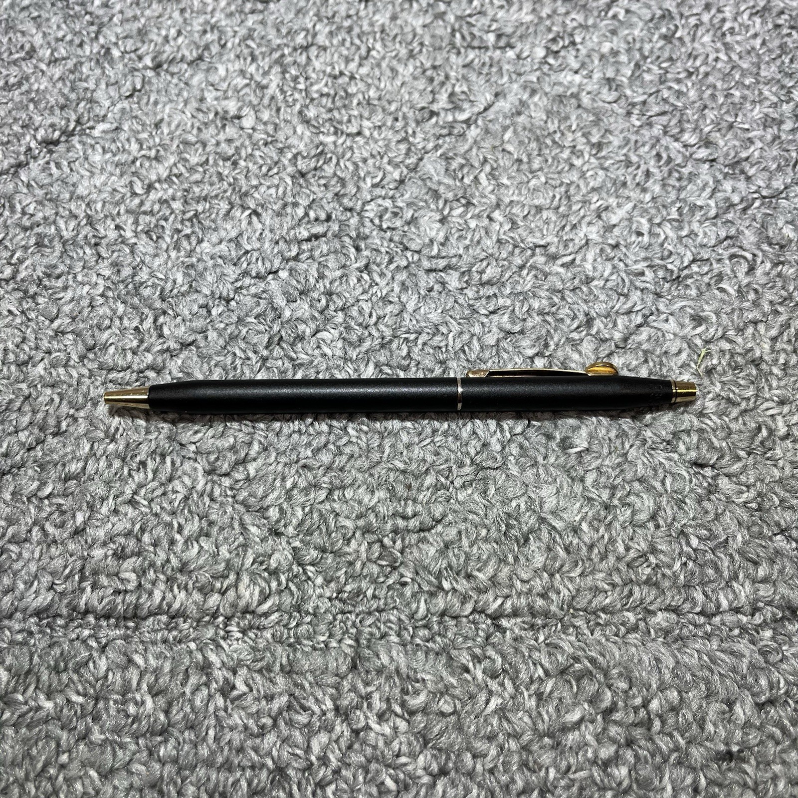 Vintage Cross Ballpoint Pen Rainbow Macintosh Apple Logo Black Gold