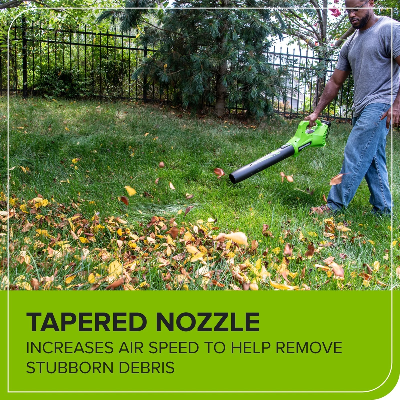 Greenworks 24V 12" Cordless String Trimmer/Edger(2-in-1) and Blower Combo Kit