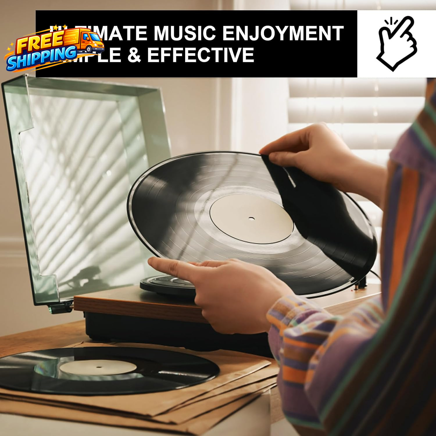 7 In 1 Vinyl Record Cleaning Kit Complete Vinyl Record Cleaner Solution Velvet