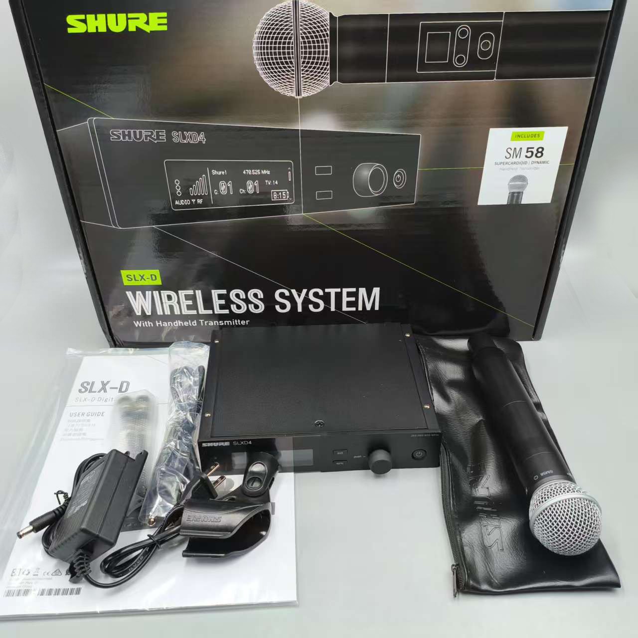 SLXD24D/SM58 Digital Wireless Microphone System with SM58 Capsules Shure