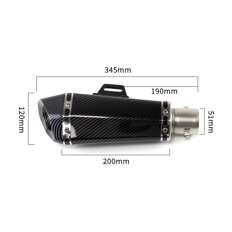 YZF R7 2021-2025 for Yamaha MT-07 Whole System Exhaust Header Pipe Muffler Tips