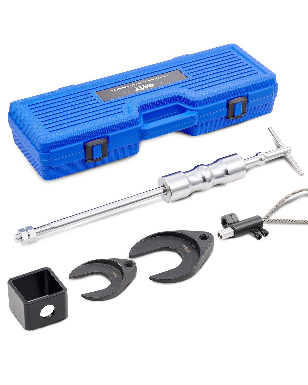 Inner CV Joint Puller Slide Hammer Wheel Drive Axle Half Shaft Removal Tool Kit