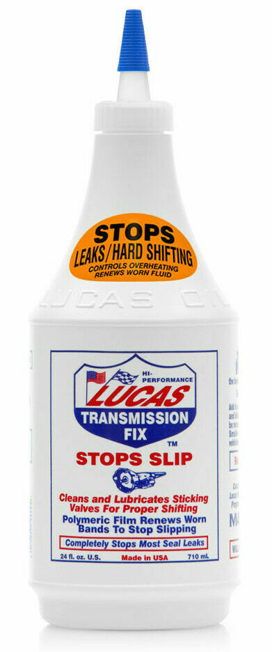 Lucas 10009 Stops Hesitation/Rough Shifting Non-Solvent Transmission Fix 24oz